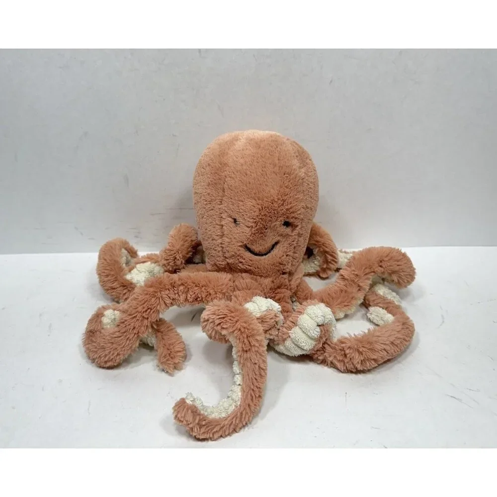 Jellycat Little Odell Octopus Plush Stuffed Animal‎ Small Pink Ocean Animal
